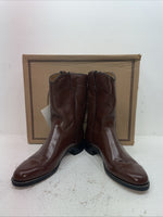 New Men’s Brown J Chisholm Cowboy Boots. M 102 10.5 10 1/2 D. 7-114