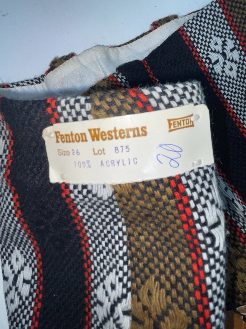 New Vintage Striped Fenton Polyester Pants #875 SS-93