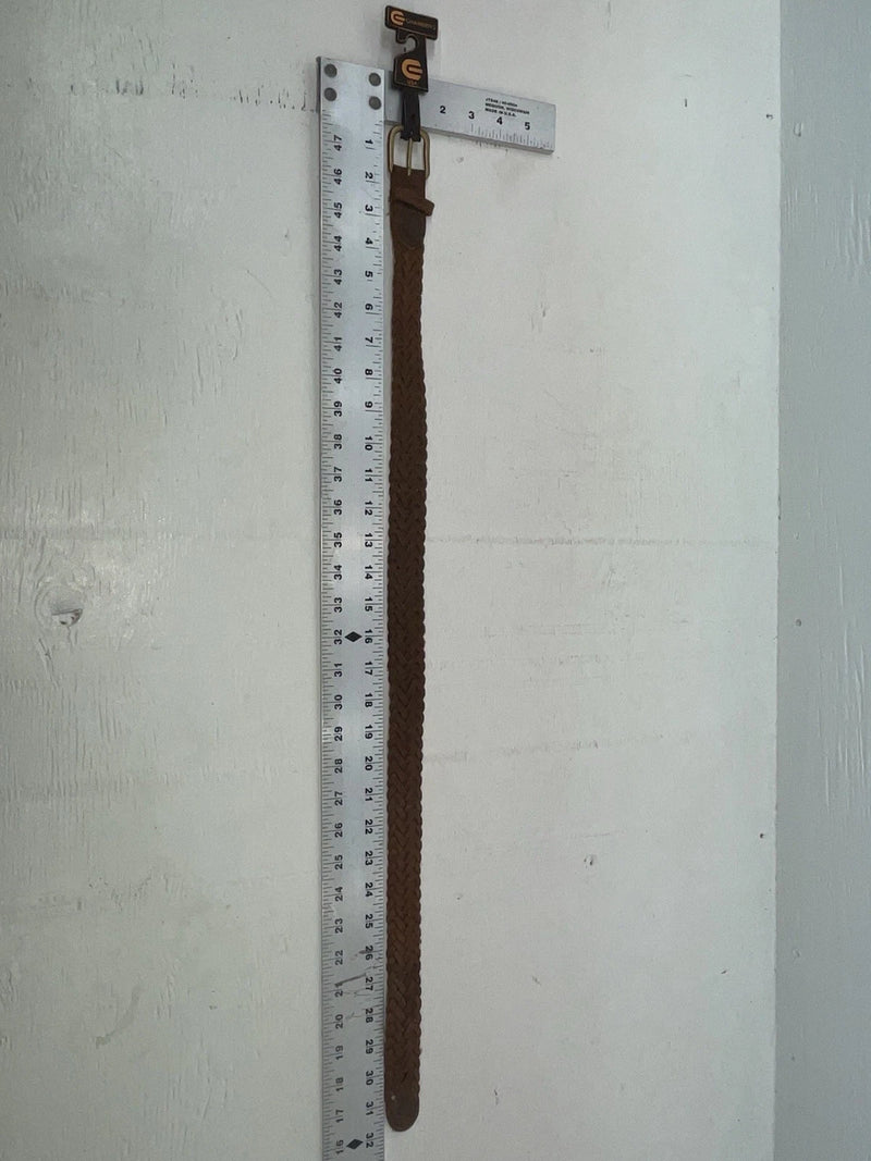 New Brown Genuine Leather Chambers Braided 28” Belt NN-45