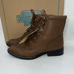 New Women’s Lace Up Brown Smoky Mountain Cowboy Boots. 6040L 5.5 5 1/2. 20-27