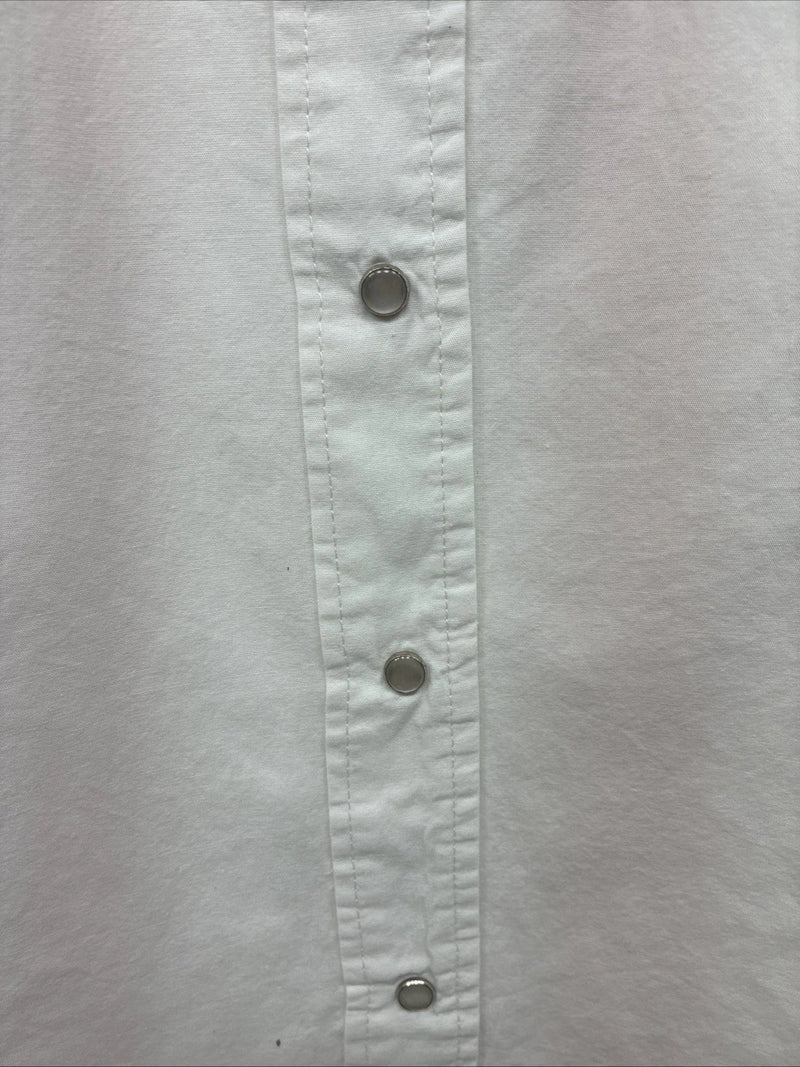 New Women’s Cumberland White Gem Long Sleeve Pearl Snap 3X MM-9