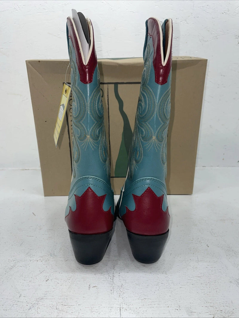 New Women’s Blue Smoky Mountain Cowboy Boots. 6245 7.5 7 1/2 M. 17-11