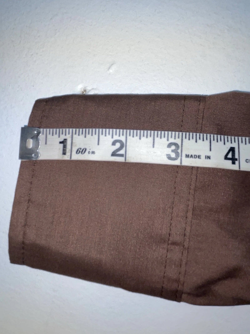 New Women’s Brown Panhandle Slim Long Sleeve Button Up Shirt #3334 3B-89