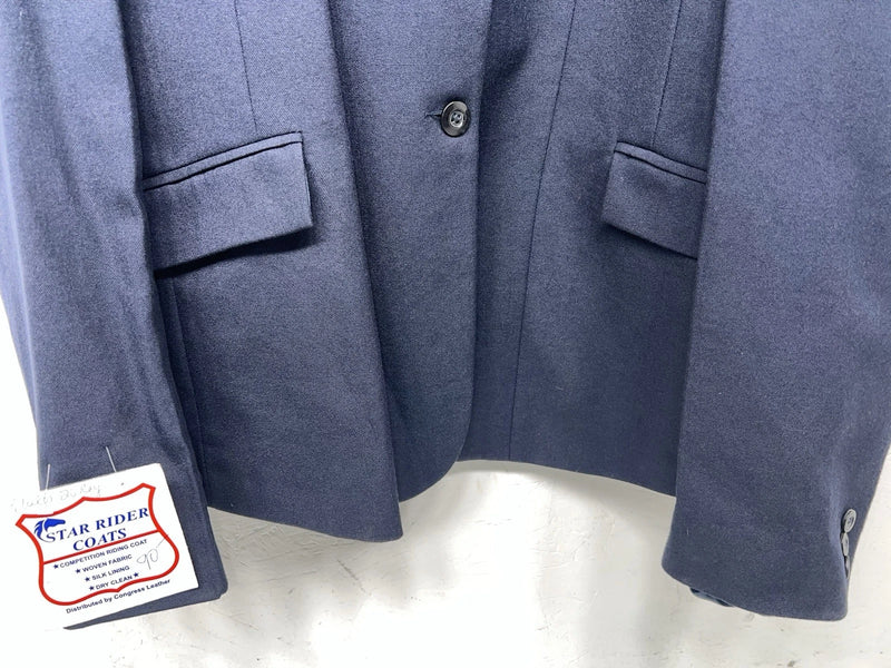New Women’s Star Rider Blue English Riding Coat 20R BB-603
