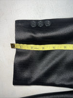 New Men’s Circle S Black Suit Jacket 46R #CC5091 S-607