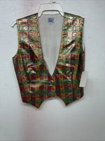 New Women’s Congress Classics Multicolor Western Show Vest Medium #0204 E-600