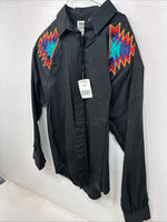 New Women’s Wrangler Blacks Wish Long Sleeve Button Up Size Small YY-53