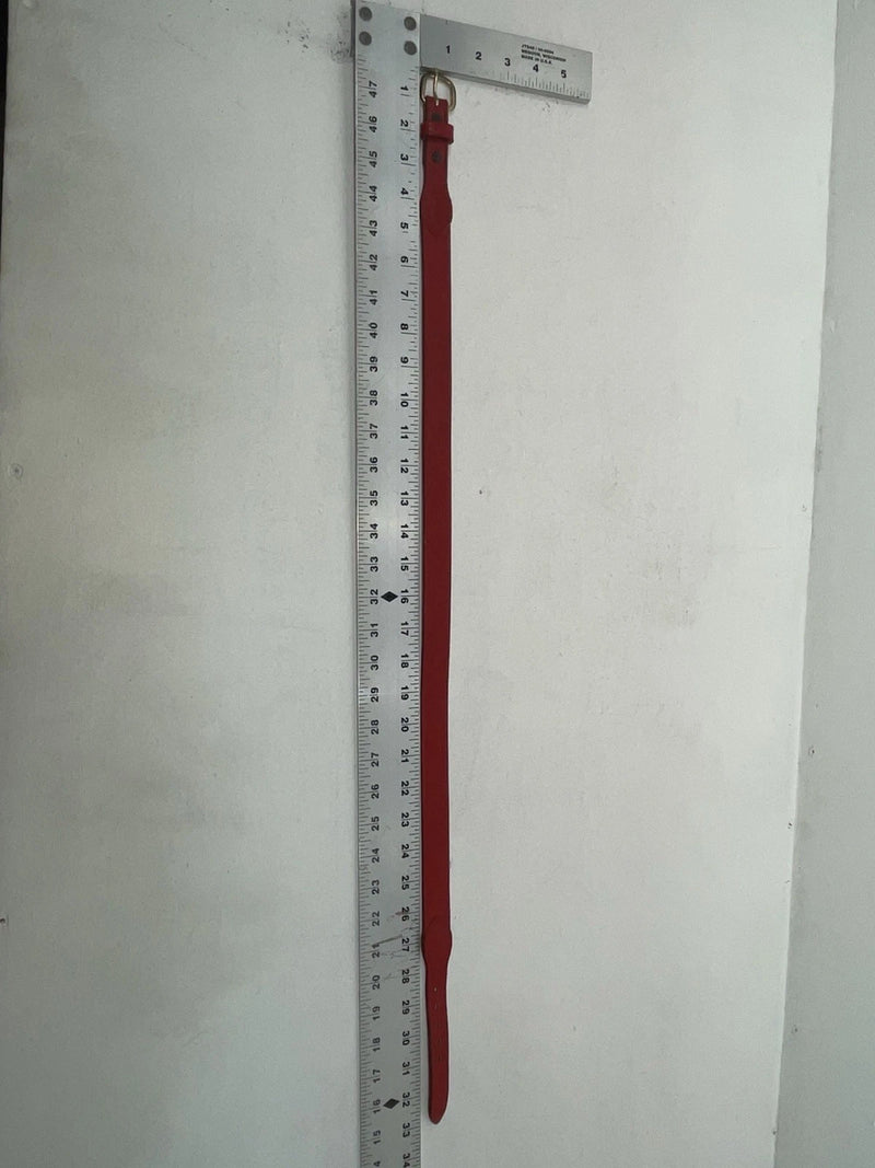 New Red Genuine Leather Wright 30” Belt #10492 Z-86