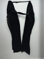 NOS Youth Black Show Chaps Adjustable Waist 42” N-34