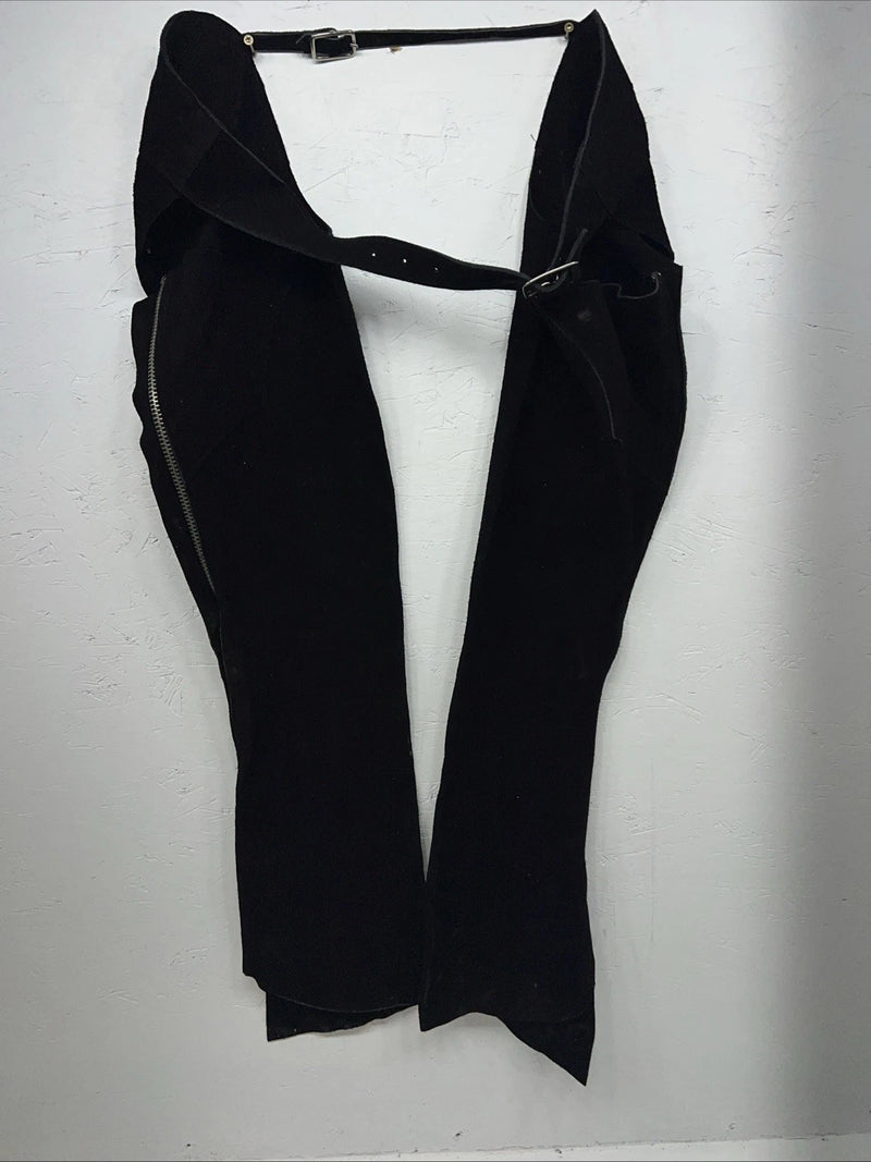 NOS Youth Black Show Chaps Adjustable Waist 42” N-34