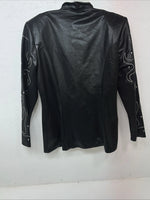 New Women’s Black 1849 Authentic Ranchwear Flame Western Show Jacket XL UU-61