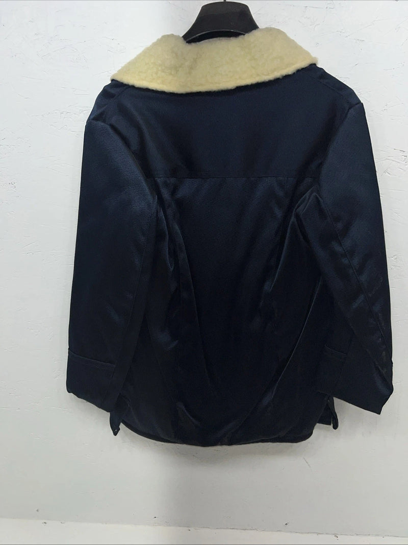 New Men SIMCO Blue Wool Jacket 12 #6274 LL-46