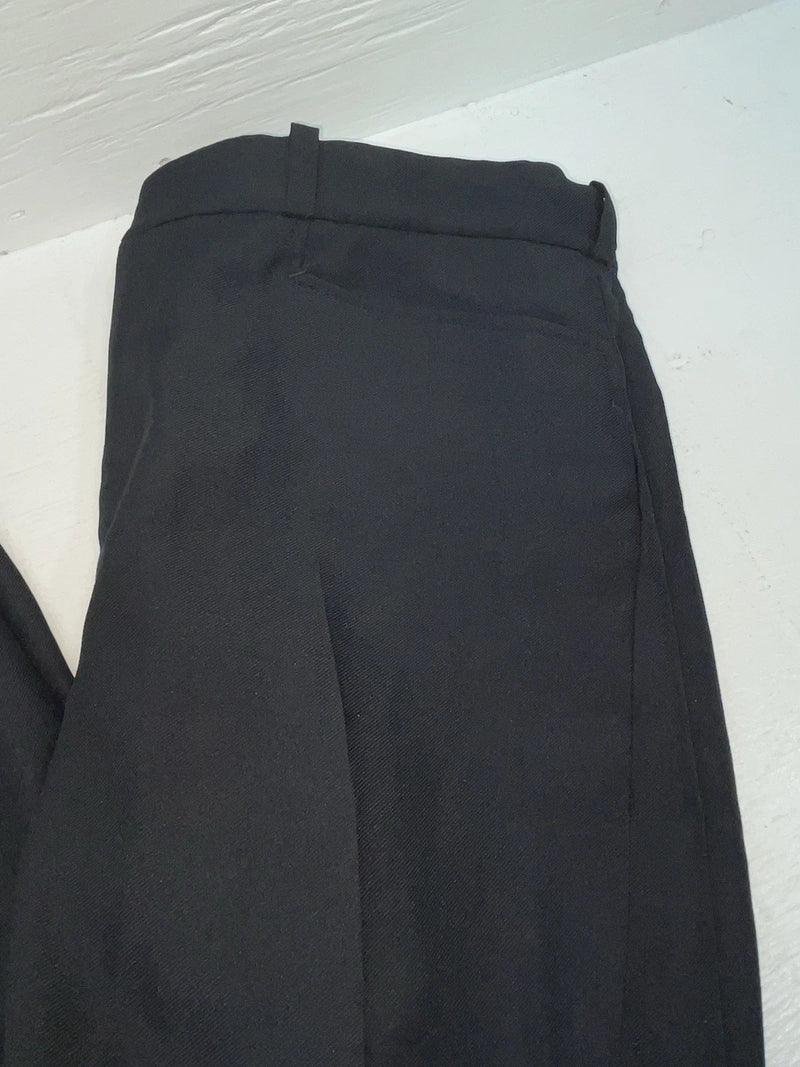 New Vintage Black Crimplene Polyester Pants XX-90