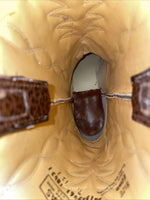 New Men’s Brown Texas Brand Cowboy Boots. 251527461 10.5 10 1/2 D. 8-24