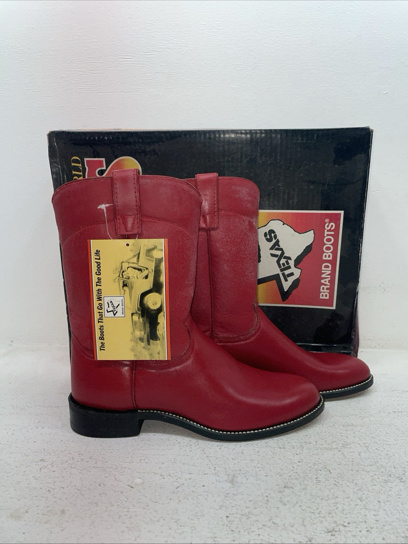 New Men’s Red Texas Brand Cowboy Boots. 4403 6.5 6 1/2 M. 1-52