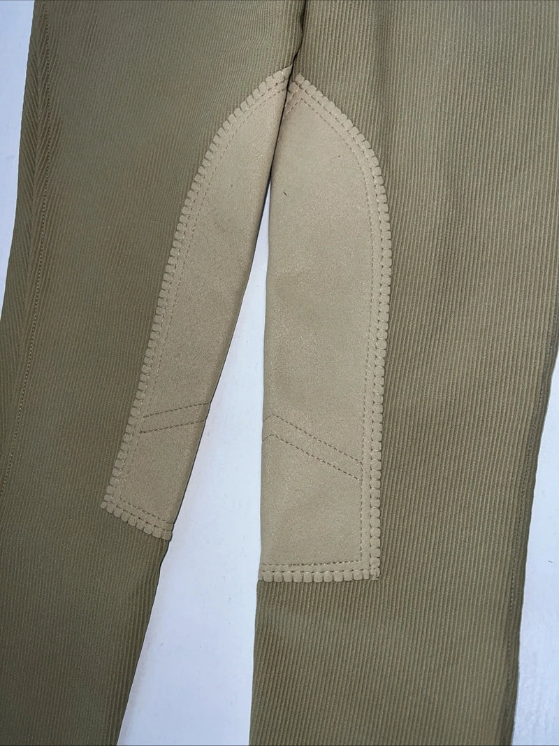 New Children’s Tan Ovation English Riding Breeches. 460898 16 D-103