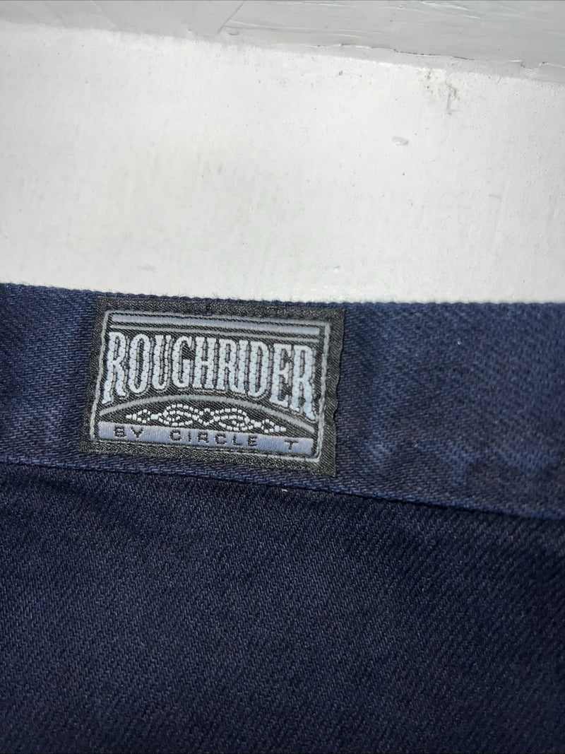 New Women’s Navy Roughrider Slim Fit Denim Jeans No Back Pockets. 9/10x36 L-6