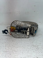 New Black And White Genuine Leather Nocona Rainbow Bling M Belt #1330999 Z-10