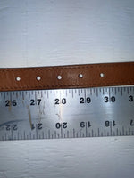 New Brown Genuine Leather Dingo Weaved 28” Belt #4591 JJ-109
