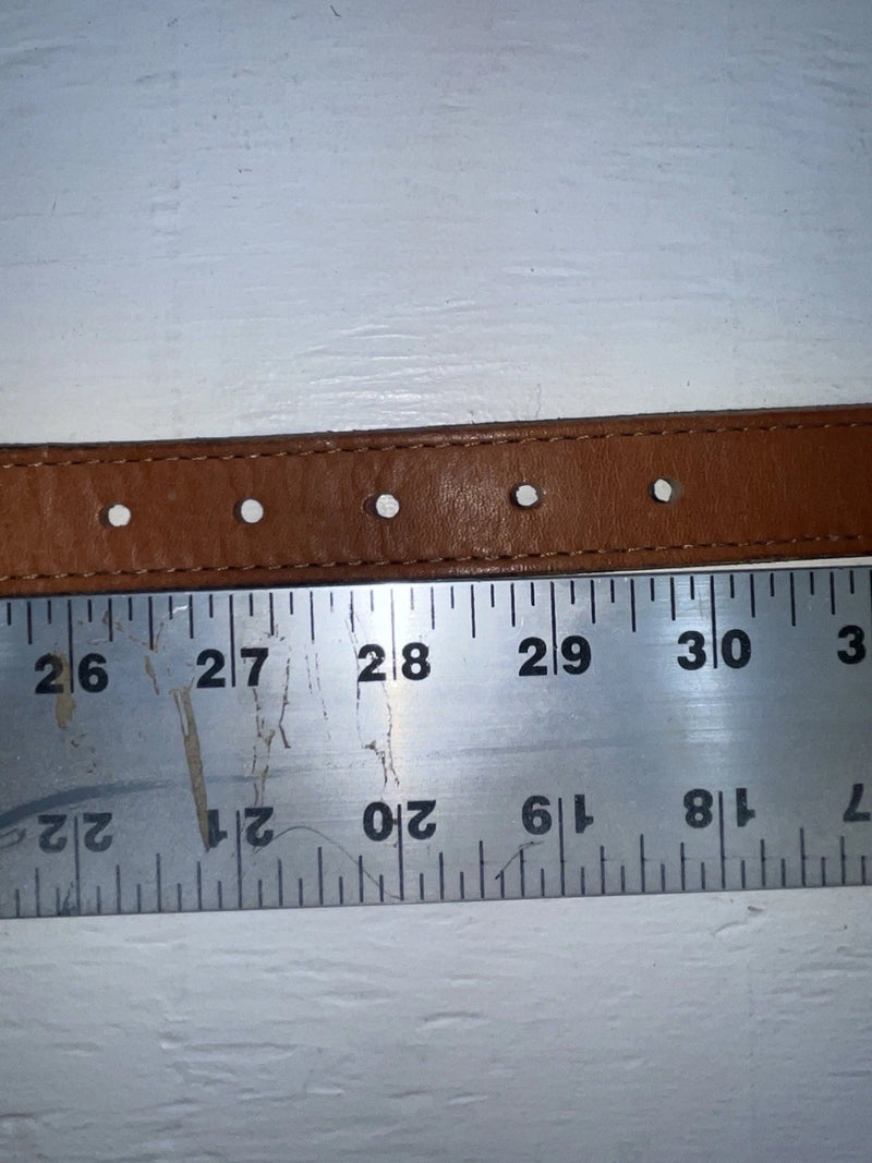 New Brown Genuine Leather Dingo Weaved 28” Belt #4591 JJ-109