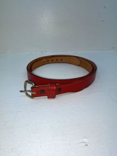 New Red Genuine Leather Wright 32” Belt #10492 Z-40