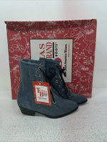 New Kids Blue Lace Up Texas Brand Cowboy Boots. P C 9169161 2 D. 23-131