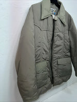 New Women’s Green Pioneer Wear Long Puffer Jacket Medium #515 QQ-21