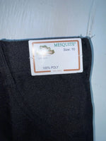  New Vintage Black Mesquite Polyester Pants #5911 3A-27