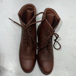 New Women’s Brown Lace Up Acme Cowboy Boots. 4479 6 M. 20-87