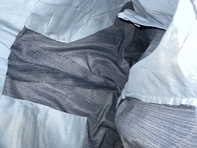 New Vintage Gray Circle S Polyester Pants #9143 OO-101