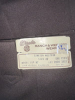 New Vintage Brown Circle S Polyester Pants #05003921 ZZ-31