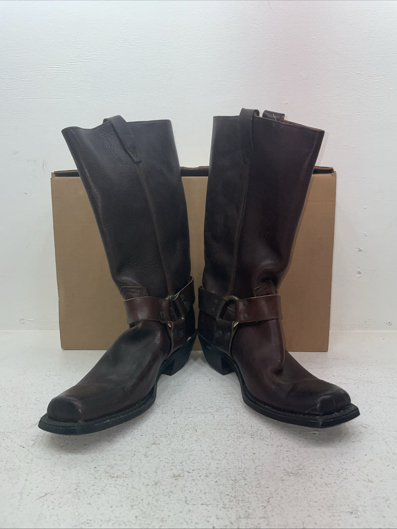New Men’s Brown Dan Dino Cowboy Boots. 7129 9 D. 3-44