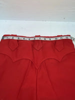 New Vintage Red Western Heritage Polyester Pants #G31 ZZ-76