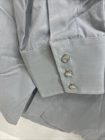 New Men’s Champion Western Gray Designed Long Sleeve Pearl Snap 15.5 Medium X-4