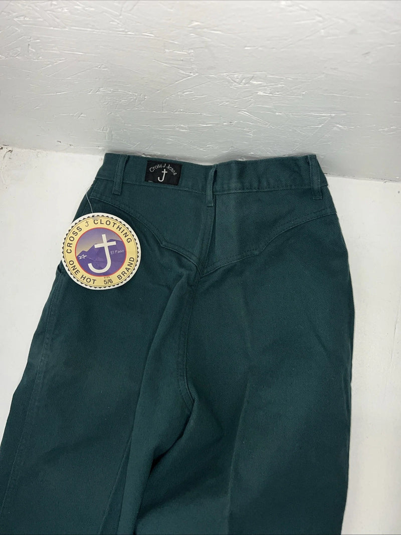 New Women’s Green Cross J Denim Jeans. 5/6x34 O-15