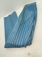 New Vintage Blue Striped Lee Polyester Pants #4605 VV-18