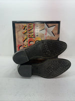 New Men’s Brown Texas Brand Cowboy Boots. 8947 9.5 9 1/2 D. 5-14