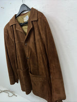New Women’s SIMCO Brown Leather Jacket 38 3C-54