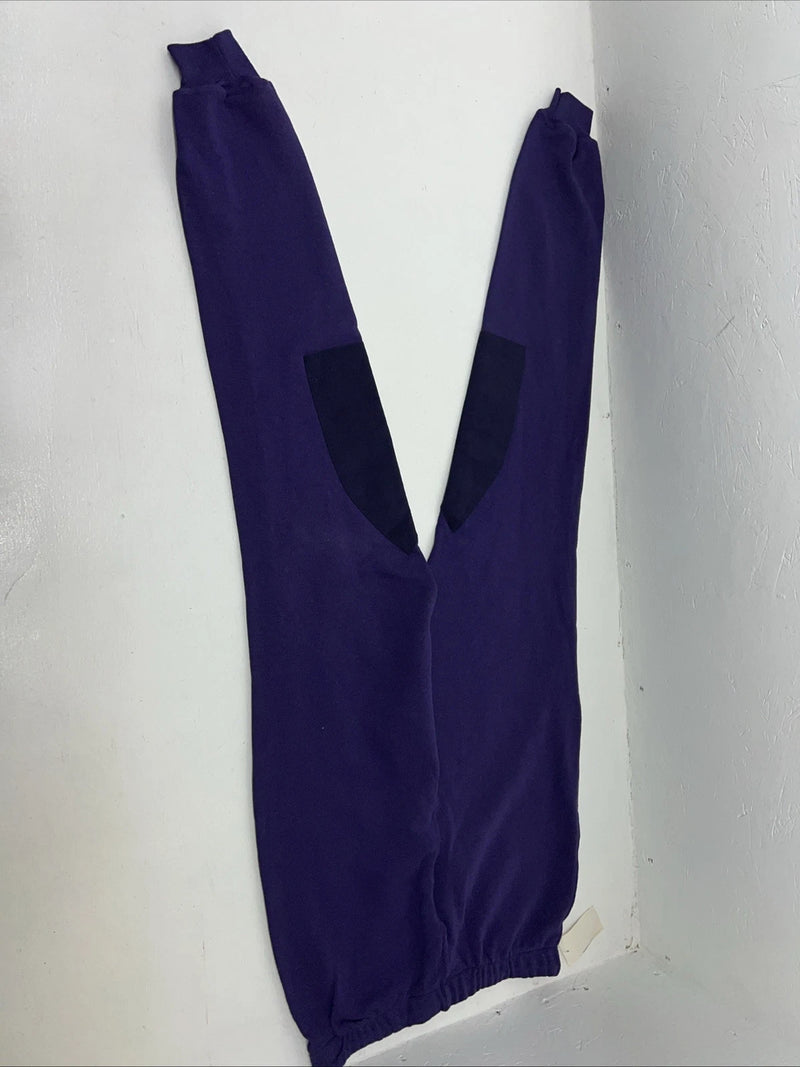 New Women’s Purple Millers Knee Patch Schooling Sweatpants. XL D-45