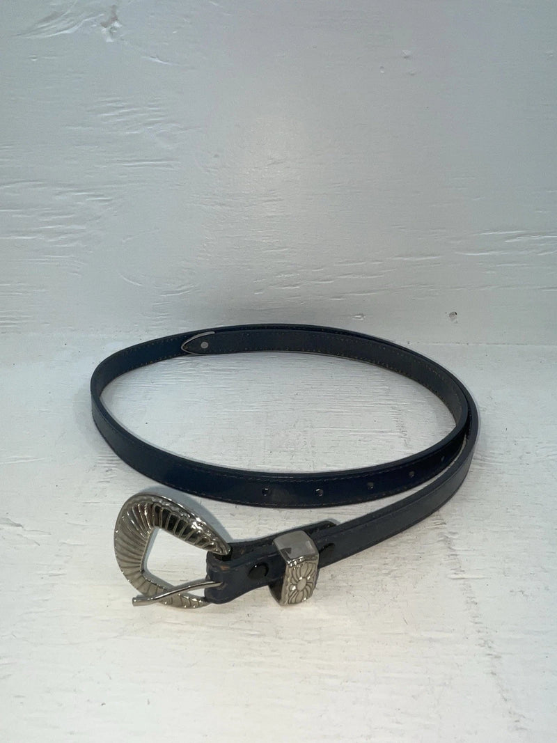 New Blue Genuine Leather 34” Belt NN-105
