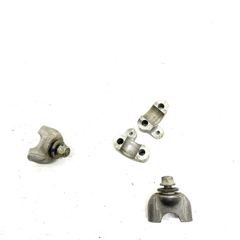 01-08 Honda Sportrax 250 TRX250EX 2x4 OEM Handlebar Mount Set 53121-HC3-000 AH83