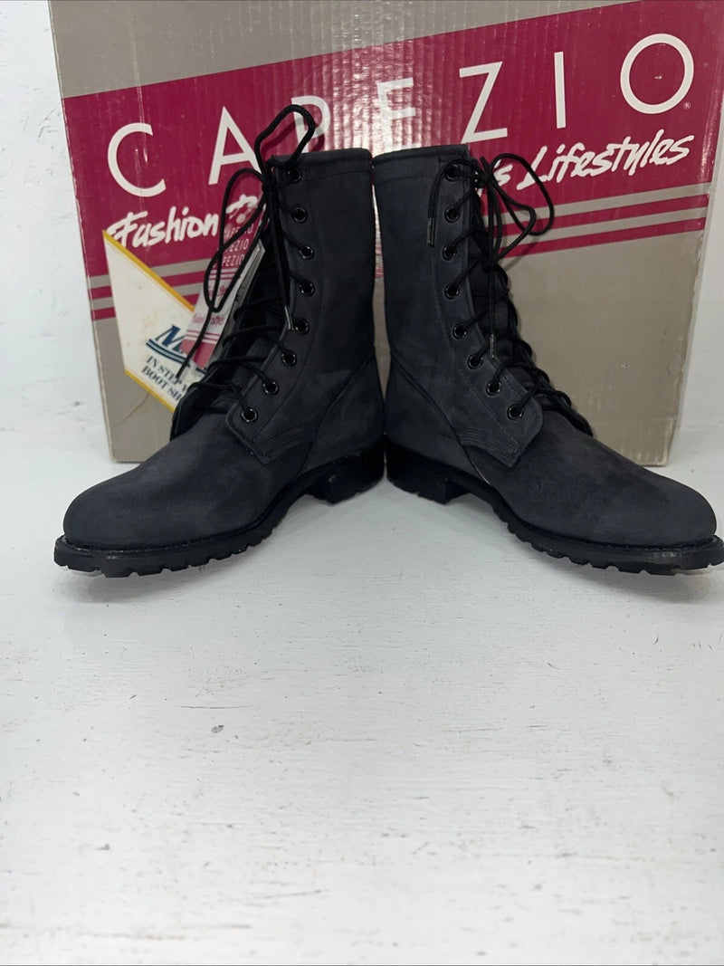 New Women’s Black Capezio Lace Up Cowboy Boots. L540 5.5 5 1/2 L. 20-54