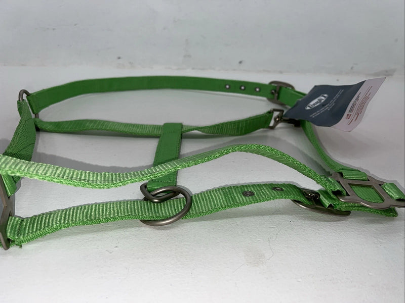 New Tough 1 Green Nylon Full Horse Halter #50-2011 3C-3