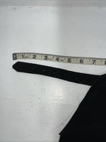 NOS Black Show Chaps With Fringe Adjustable Waist 41” N-21