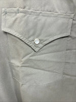 New Men’s ELY Cattleman Dark Siege Green Short Sleeve Pearl Snap 18.5 2XL M-28