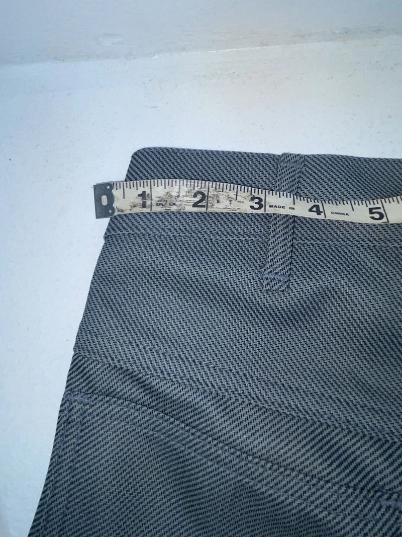 New Vintage Blue Speckled Polyester Pants #2624 OO-62