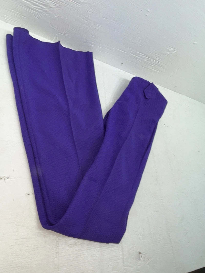 New Vintage Purple Panhandle Slim Polyester Pants #1075 VV-98