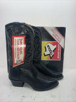 New Men’s Black Texas Imperial Cowboy Boots. M 610 10 D. 7-62