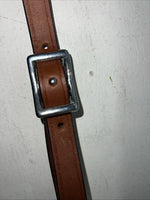 New Light Oil Brown Genuine Leather Breast Collar Y-26