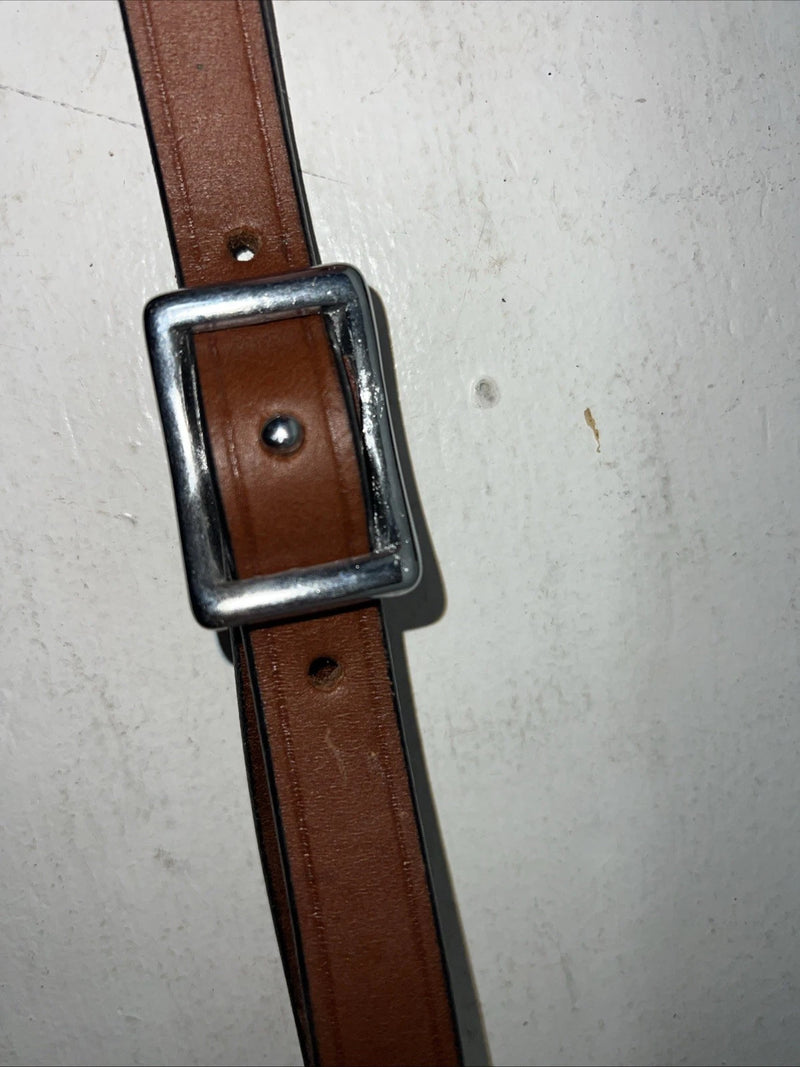 New Light Oil Brown Genuine Leather Breast Collar Y-26